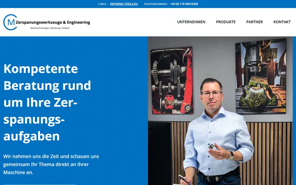 Screenshot von mc-tools.eu